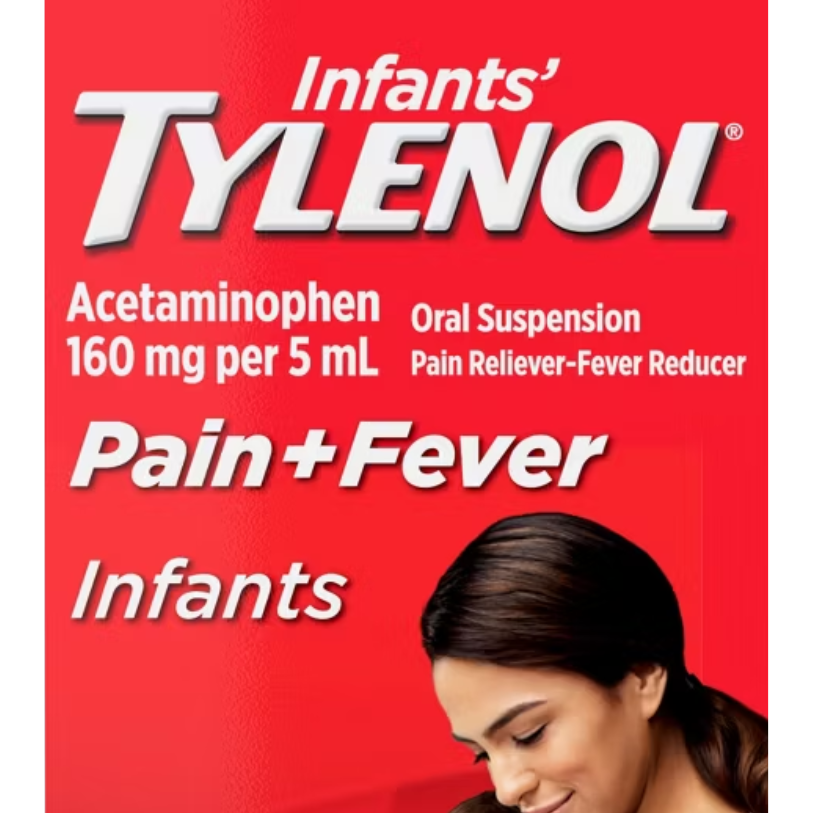 Children's acetaminophen product photo (variant 1)