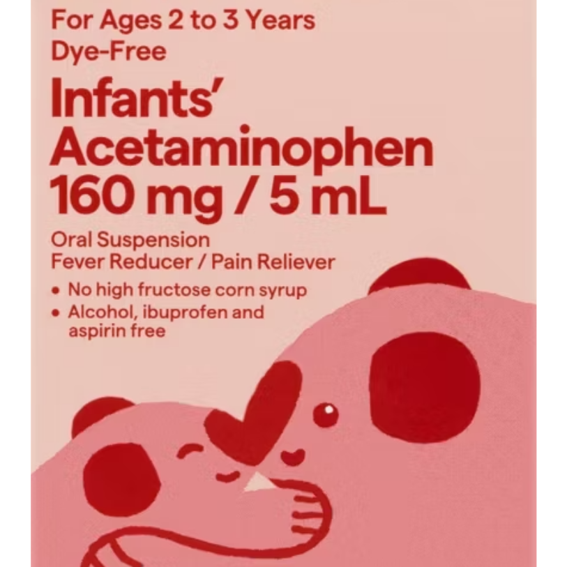 Children's acetaminophen product photo (variant 4)
