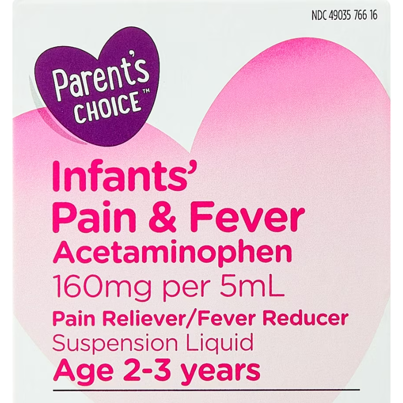 Children's acetaminophen product photo (variant 7)