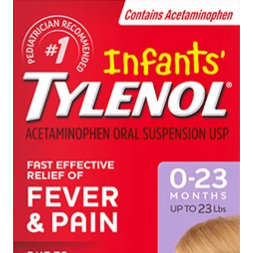Children's acetaminophen product photo (variant 9)